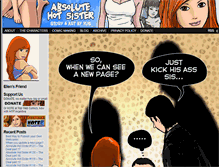 Tablet Screenshot of absolutehotsister.com